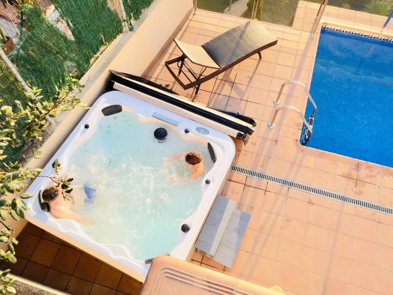 Luxury Villa Investingspain With Sea Views, Pool And Jacuzzi Lloret de Mar Exterior photo