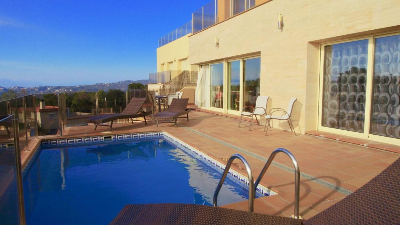 Luxury Villa Investingspain With Sea Views, Pool And Jacuzzi Lloret de Mar Exterior photo